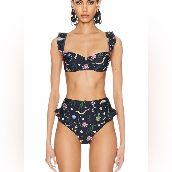 Agua by Agua Bendita Tesoro Jengibre Bikini Set Size L